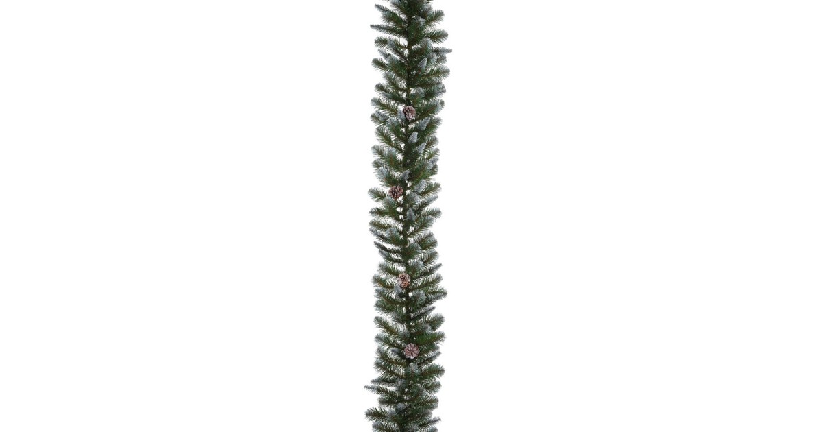 Triumph Tree - Empress guirlande groen frosted TIPS 210 - l270xd33cm - Kerstbomen
