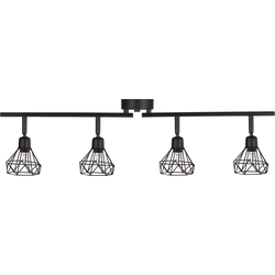 Beliani ERMA - Muurlamp-Zwart-IJzer