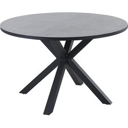 Beliani MALETTO - Ronde tafel-Grijs-Aluminium