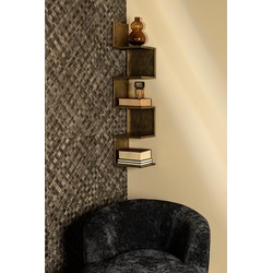 PTMD Duane Wandrek - 25x18x103 cm - Staal - Zwart