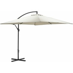 Garden Impressions Corfu parasol 250x250 - donker grijs - zand