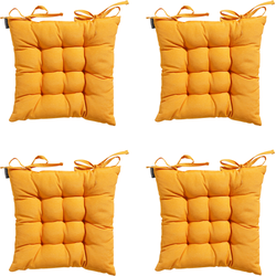 Madison -  Zitkussen Toscane Panama golden glow - Ca. 46x46 cm - Set van 4