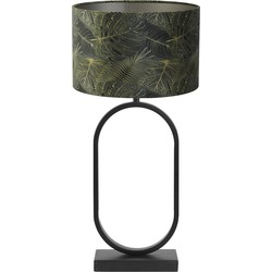 Tafellamp Jamiri/Amazone - Zwart/Groen - Ø30x67cm