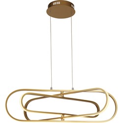 Hanglamp Clip - L:80cm Goud