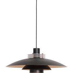 Anne Light and home hanglamp Flinter - zwart - luminium - 47 cm - E27 fitting - 3330ZW