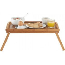 Ontbijttafel - Dienblad met Poten - 48 x 30 cm - Bamboe - Dienbladen