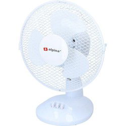 Voordelige tafel ventilator wit 23 cm - Ventilatoren