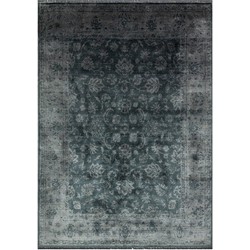 Albiga Vintage Antraciet vloerkleed - Bamboe Klassiek - 130 X 190 CM