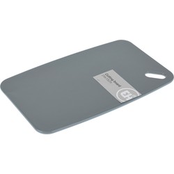 Excellent Houseware Snijplank - grijs - Kunststof - 24 x 15 cm - voor keuken/voedsel - Snijplanken