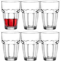 Bormioli Rocco Drinkglazen - tumbler - 6x stuks - glas - 360 ml - Drinkglazen