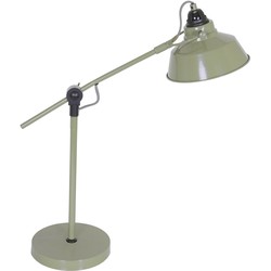 Mexlite tafellamp Nové - groen - metaal - 18 cm - E27 fitting - 1321G