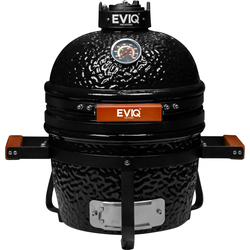 EVIQ - BBQ - Kamado - 13" - Grillmaster - Houtskoolbarbecue - Keramisch - Zwart