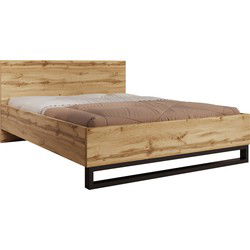 Meubella - Tweepersoonsbed Harlow - Eiken - 160x200 cm