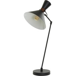 Light & Living - Tafellamp HOODIES  - 47x25x93cm - Zwart
