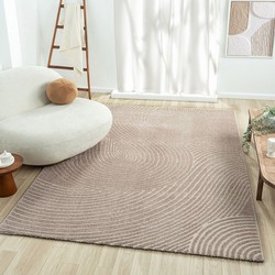 Modern vloerkleed - Cosenza Beige/Zand