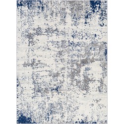 Modern Abstract Tapijt SARAH - Wit/Grijs - 200x275 cm