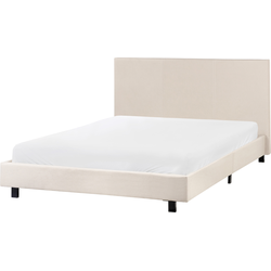 Beliani ALBI - Tweepersoonsbed-Beige-Polyester