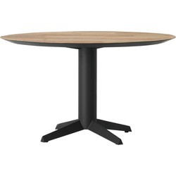 DTP Home Dining table Soho round 130 TEAKWOOD,76xØ130 cm, recycled teakwood top