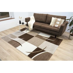 Kristal Modern Bruin vloerkleed - 80 X 150 CM