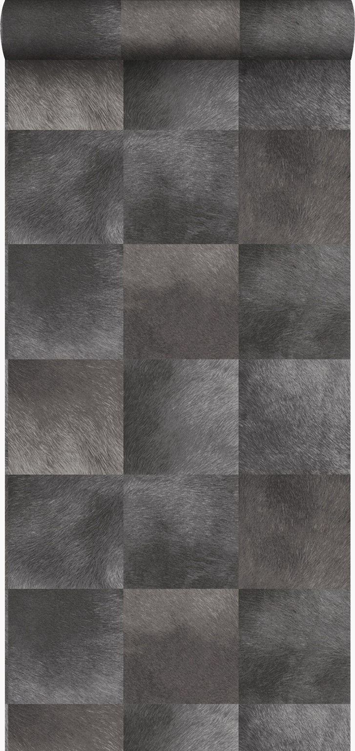 knelpunt hond Gematigd Origin behang dierenhuid structuur zwart - Origin - luxury wallcoverings -  | HomeDeco.nl