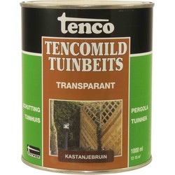 Transparant kastanjebruin 1l mild verf/beits - tenco