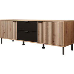 Meubella - TV-Meubel Malaika - Eiken - 157 cm