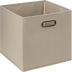 5Five Opbergmand/kastmandje - Taupe - 31 x 31 x 31 cm - 29L - Opbergmanden