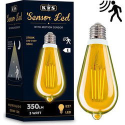 Led bewegingssensor E27 3watt