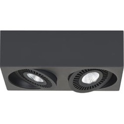 Highlight - Eye - Plafondlamp - LED - 24,5 x 12  x 8cm - Zwart