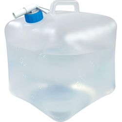 HIXA Jerrycan - met Kraan - 15 Liter - Opvouwbare Watertank - Drankdispenser - Transparant - Watertap - Limonadetap - Waterdispenser