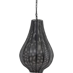 Light & Living - Hanglamp Micha - 33x33x55 - Zwart