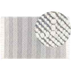 TONYA - Modern vloerkleed - Gebroken wit - 160 x 230 cm - Wol