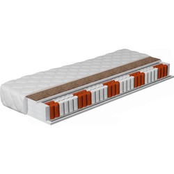 Meubella Matras Felix - Pocketvering 7 zones met kokos - 160x200 cm