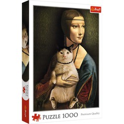 Trefl Trefl Trefl 1000 - Lady with a cat