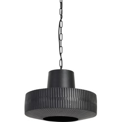 Light&living D - Hanglamp Ø40x31 cm DEMSEY mat zwart