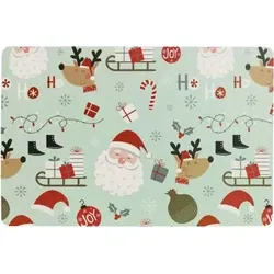 Unique Living - Placemats Present Green - 43,5x28,5cm
