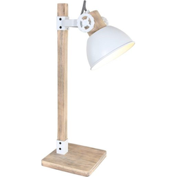 Tafellamp | Mexlite Gearwood | Wit | Woonkamer | Bureau | tafellampen industrieel