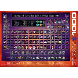 Eurographics Eurographics puzzel Periodic Table Illustrated - 1000 stukjes