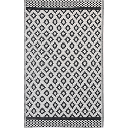THANE - Outdoor kleed - Zwart - 120 x 180 cm - Polypropyleen