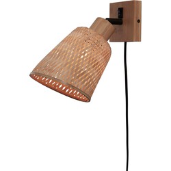 Wandlamp Java - Bamboe - Ø15cm