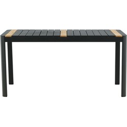 Togo eettafel tuin zwart.