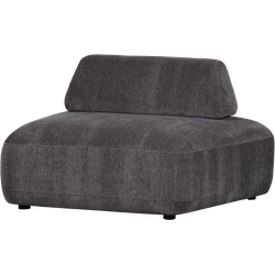 WOOOD Sterck Fauteuil - Polyester  - Charcoal - 118x102x41