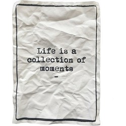 Mo-Ca Tekst Poster A3  - Life is a collection of moments