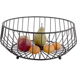 Present Time - Fruitmand Linea Kink Large - Zwart