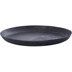 PTMD Schaal Jowad - 46x46x4 cm - Aluminium - Grijs