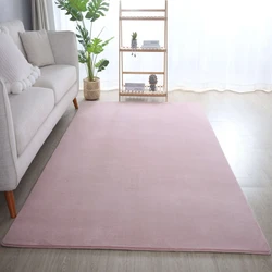 Alberta Laagpolig Fluffy Roze vloerkleed - - 120 X 170 CM