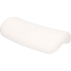 Badkussen - wit - 27 cm - extra comfortabel - met zuignappen - Badkussens