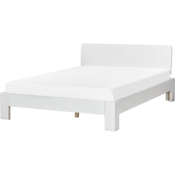 ROYAN - Tweepersoonsbed - Wit - 140 x 200 cm - Dennenhout.