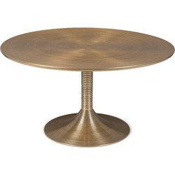 BOLD MONKEY Hypnotising Round Coffee Table Gold