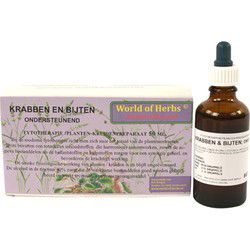 WORLD OF HERBS FYTOTHERAPIE KRABBEN EN BIJTEN 50 ML